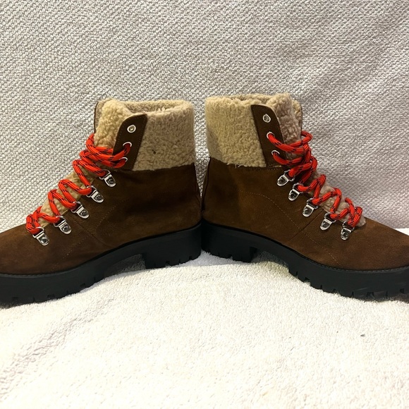 Steve Madden Shoes - Steve Madden Womens Bitter Faux Fur Chestnut 9.5m